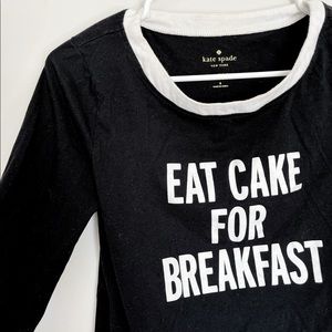 Kate Spade New York eat cake for breakfast night shirt nightgown, flawless!